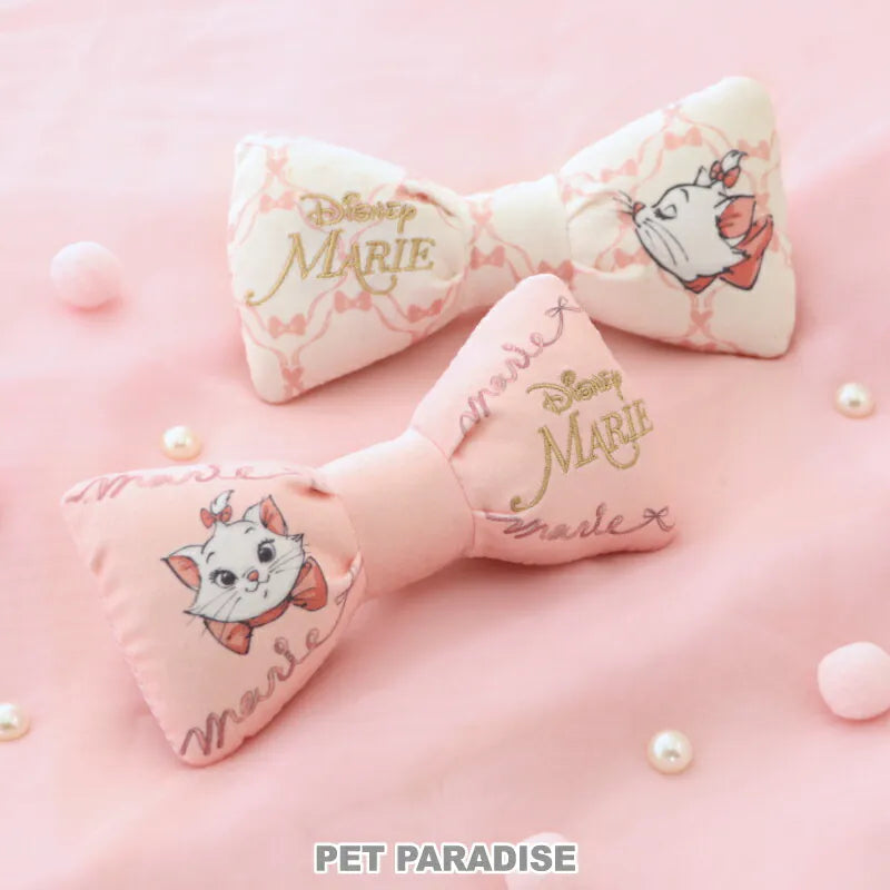 Disney Marie Cat Ribbon Toy White