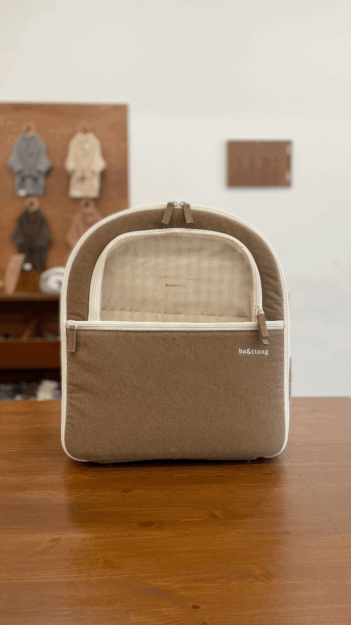 Ba&ttang Pet Carrier Bag Backpack