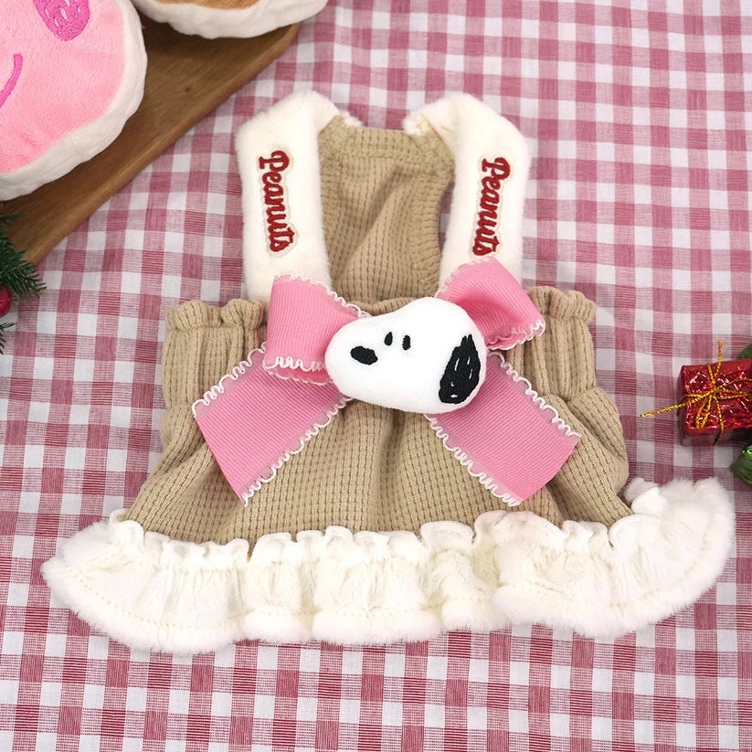 Snoopy Peanuts ribbon ruffle tee - kikiandpuppies