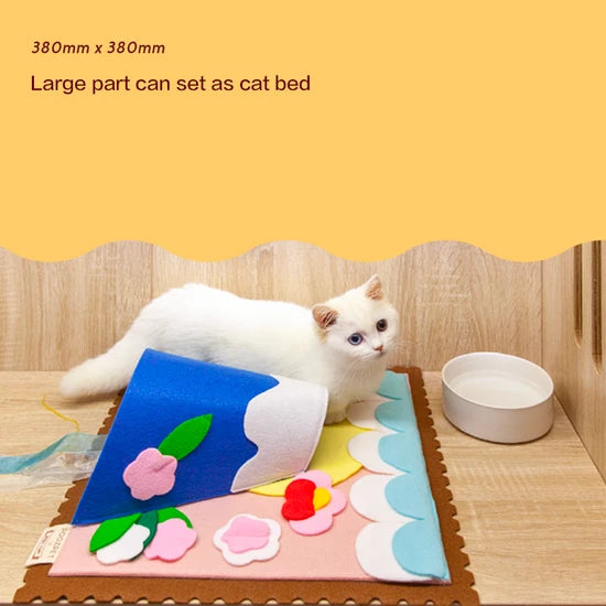 POOZPET Cat Training Relaxing Toy - World Map - kikiandpuppies