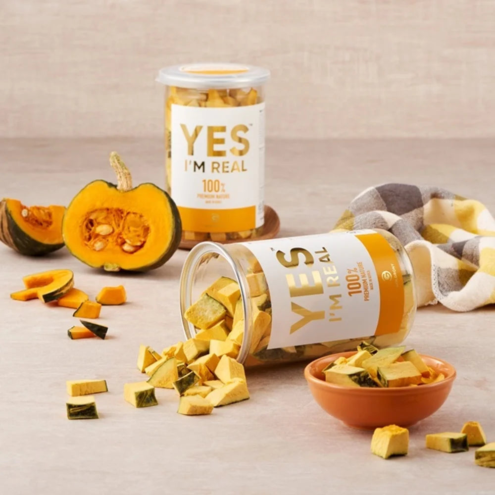 GOLDRONY Yes I'm Real Pet Treat - Sweet Pumpkin - kikiandpuppies