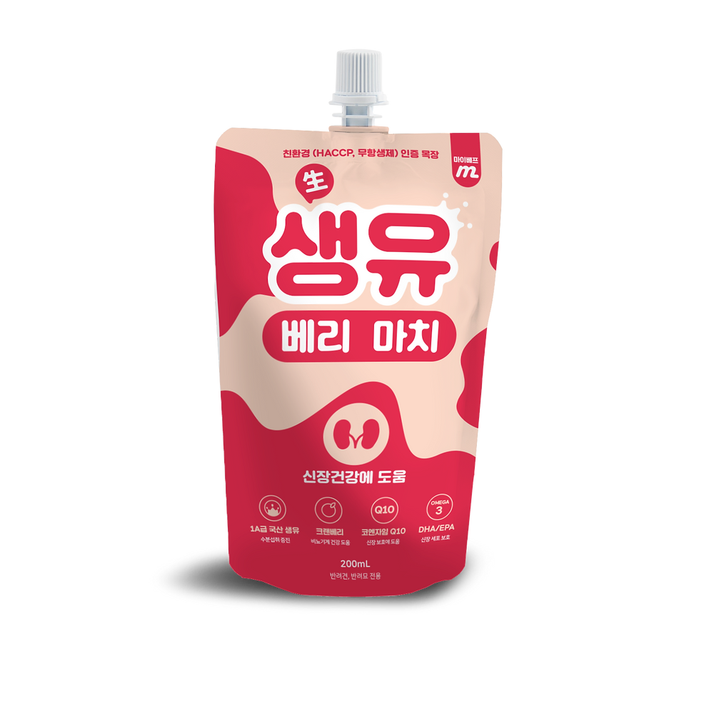 MYVE Cranberry Pet Milk 200ml - kikiandpuppies