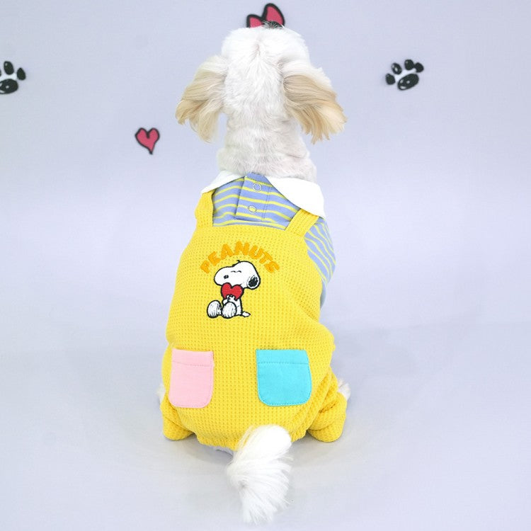 Peanuts Two Pocket All-in-One Yellow - kikiandpuppies
