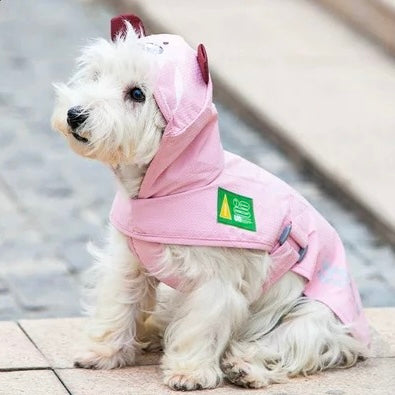 Waterproof Cute Bear Pet Rain Coat with Hood