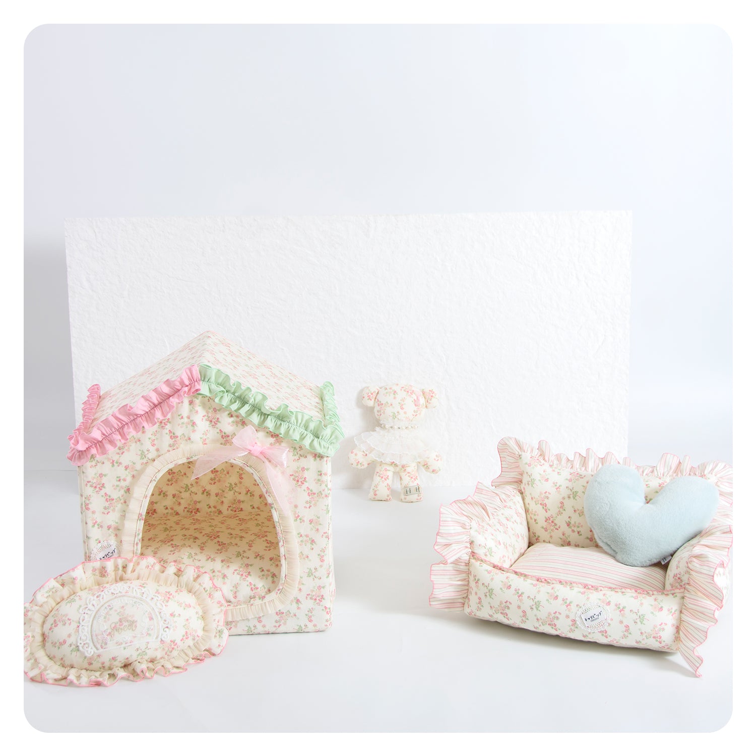 Petman Floral Pet Bed House - kikiandpuppies