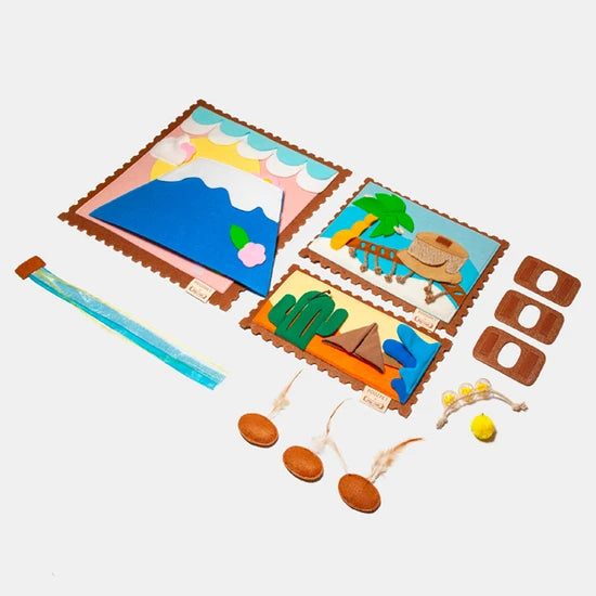 POOZPET Cat Training Relaxing Toy - World Map - kikiandpuppies
