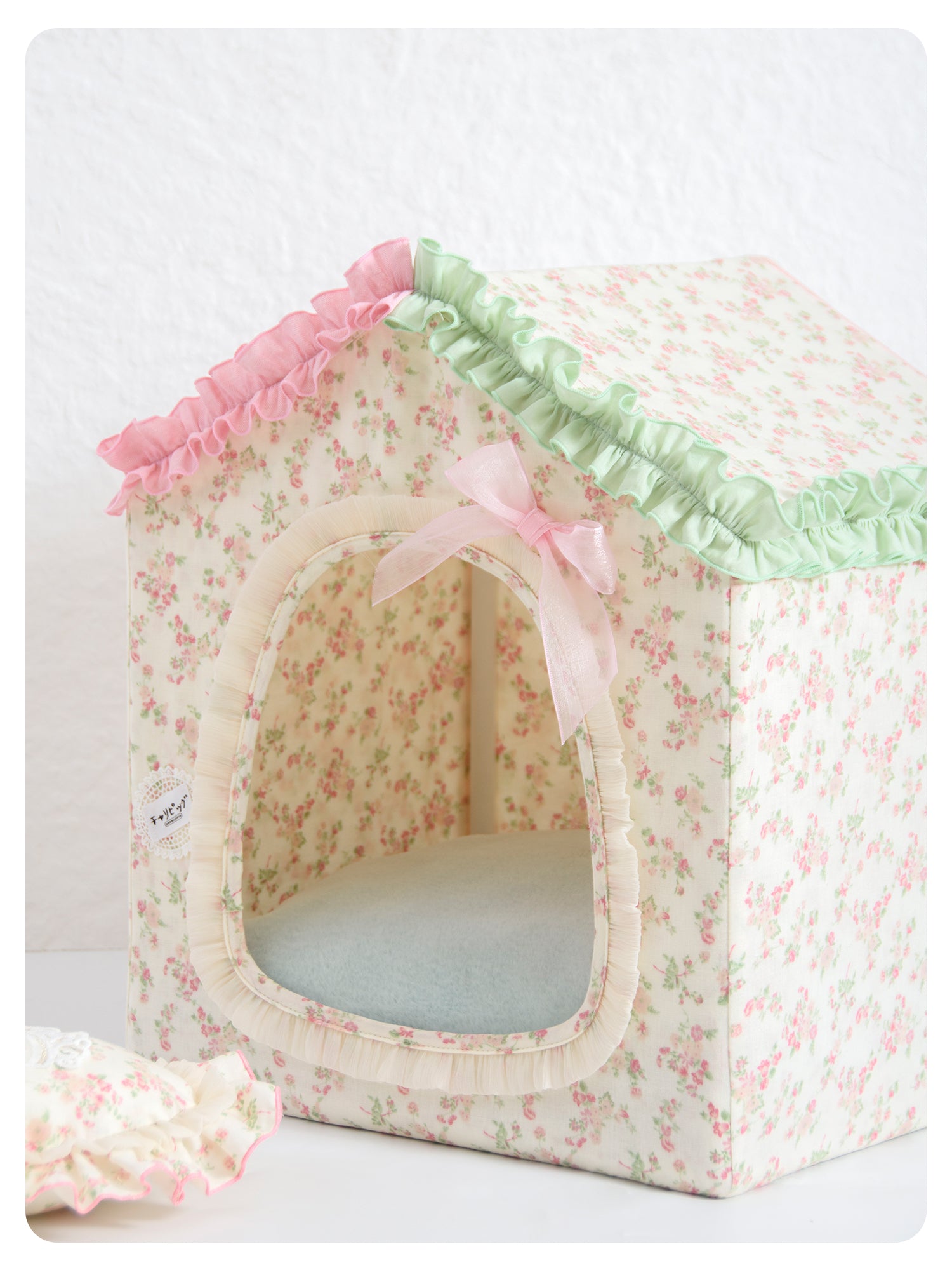 Petman Floral Pet Bed House - kikiandpuppies