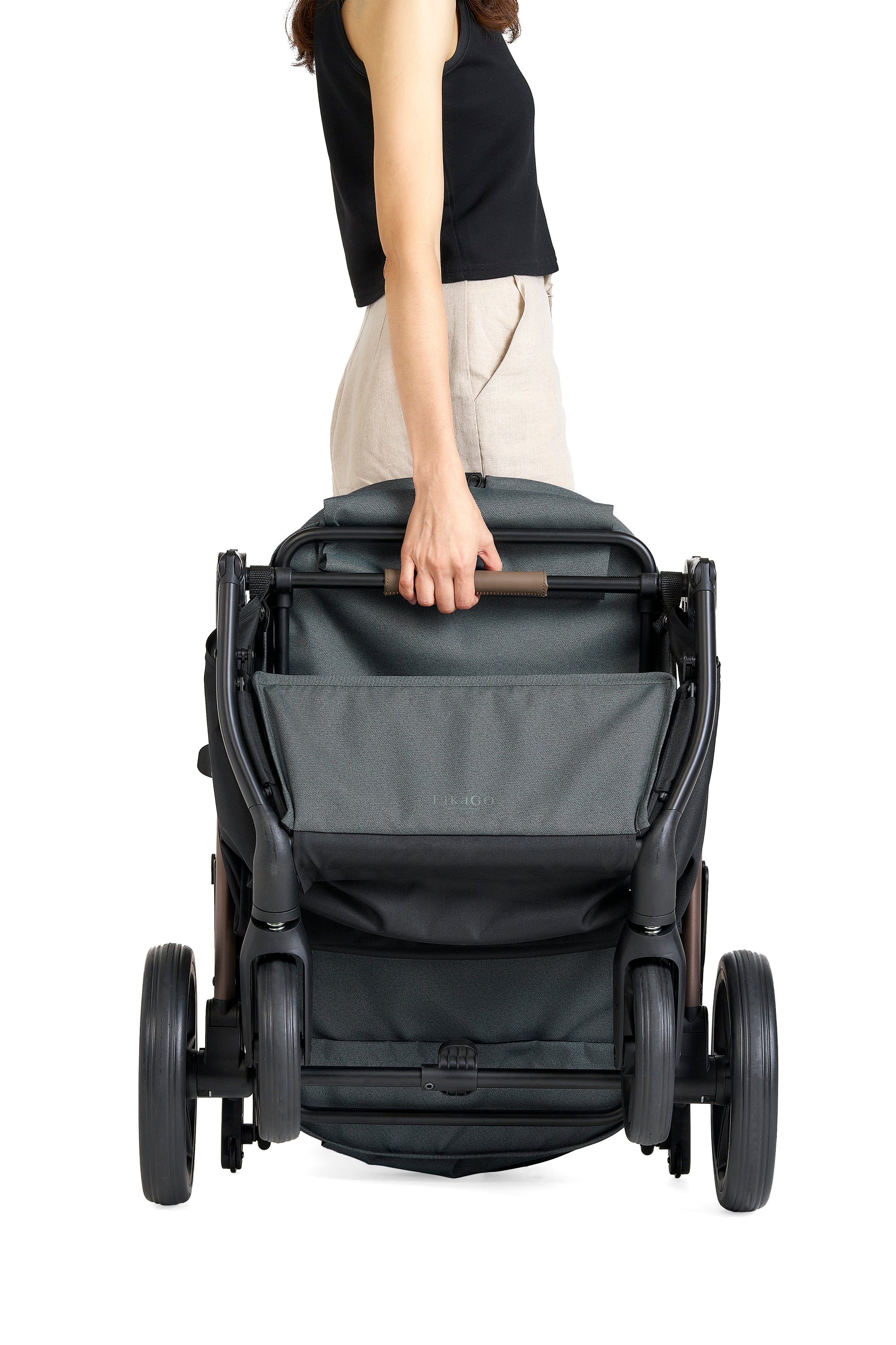 AGILE 2 | Auto Folding Medium Pet Stroller - kikiandpuppies