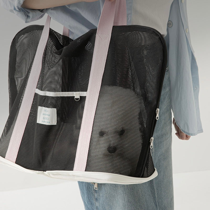 Pocket Pop Foldable Mesh Bag - 2 Colors - kikiandpuppies