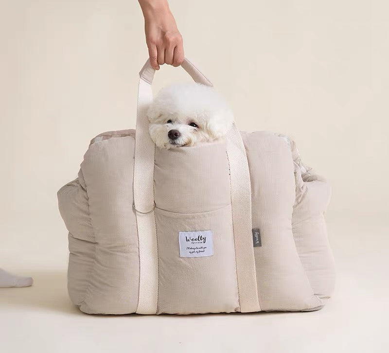 Woolly Pet Carrier Bag Car Seats