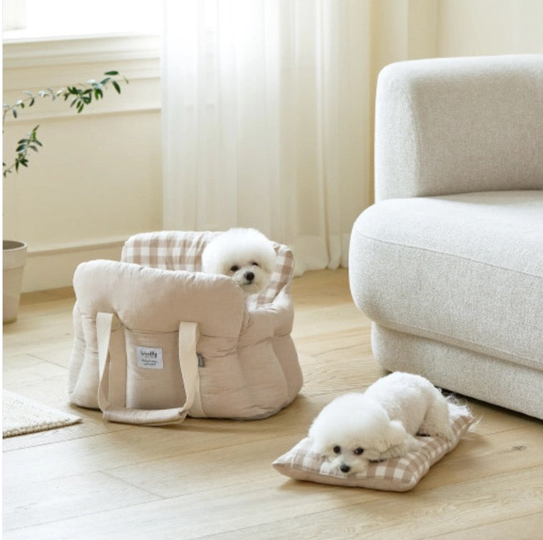 Woolly Pet Carrier Bag Car Seats