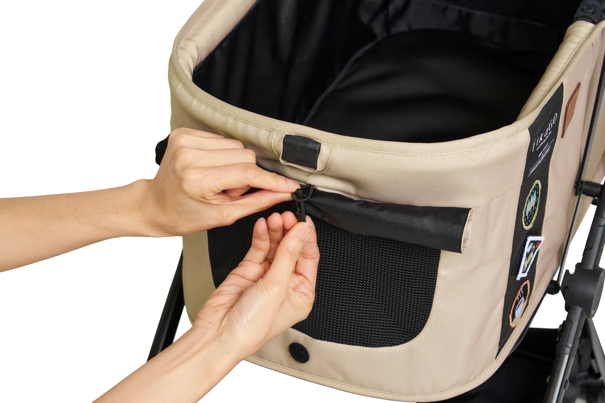 fikago dog stroller Free TO GO | Auto Quick Folding Pet Stroller