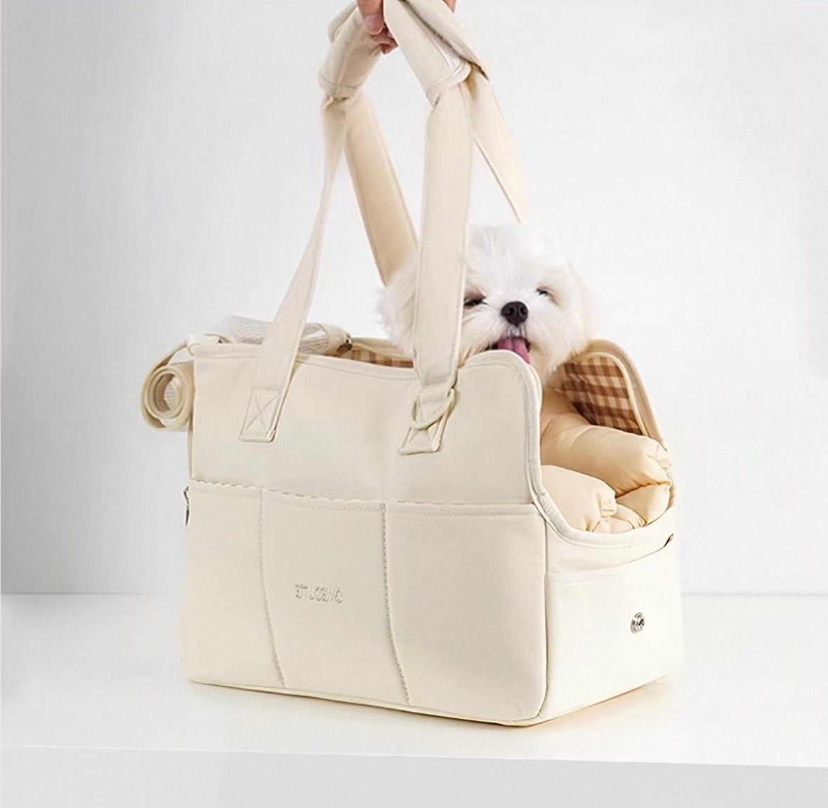 Lightweight Foldable Pet Carrier with Pillow Bag