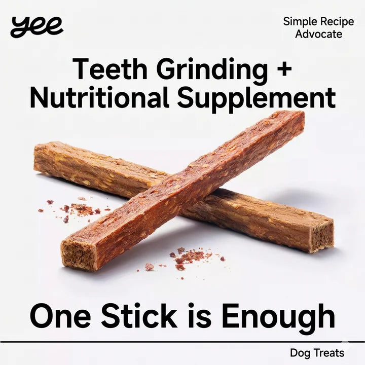 Yeepet Natural Beef Tendon Dental Chews Dog Treats 180g - kikiandpuppies