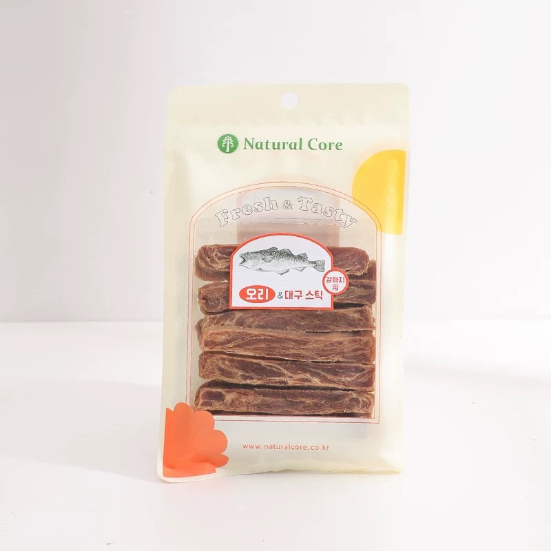 Natural Core Duck Cod fillet Dry Treats - kikiandpuppies