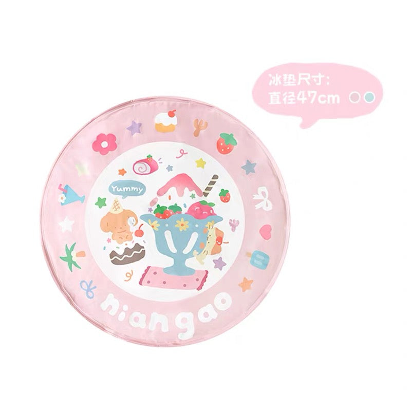 Pet Cooling Mat Washable Cushion Ice Silk Bed