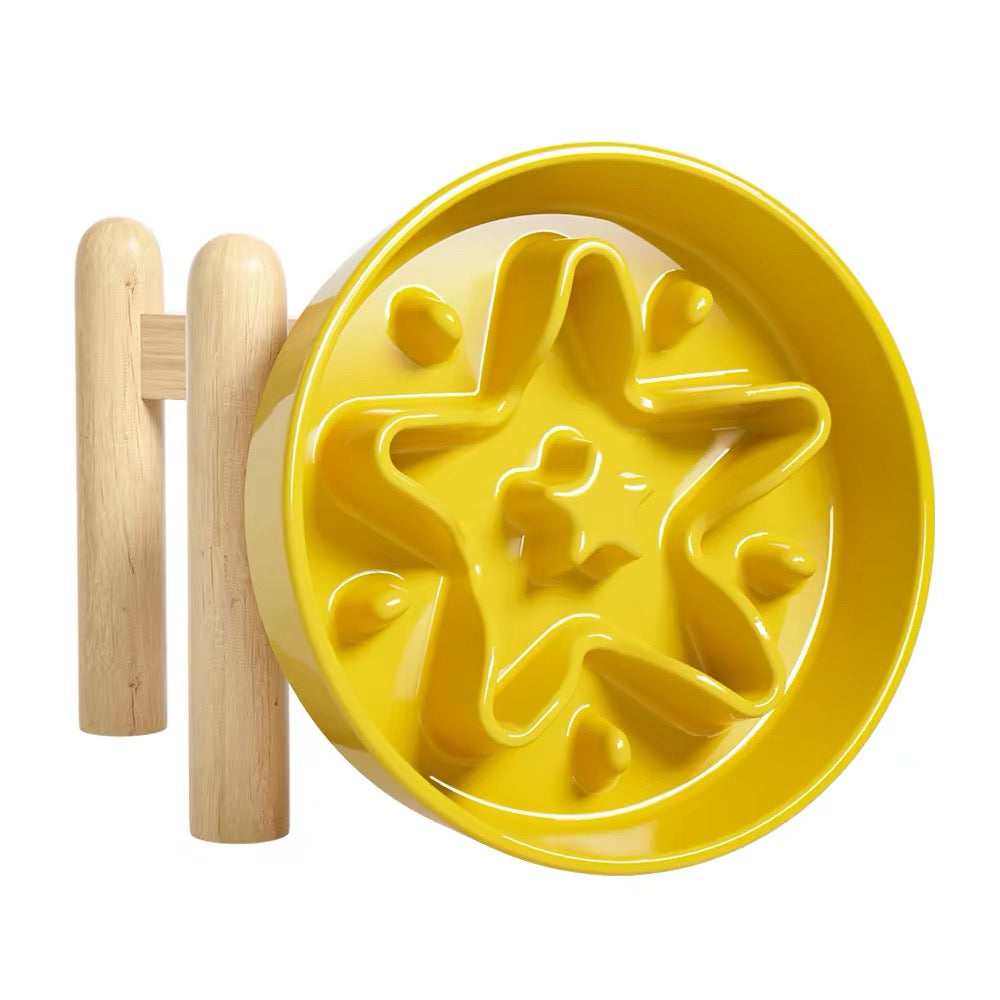 LE TAUCI Slow Feeder Bowl – Durable Ceramic, Healthy Eating for Dogs