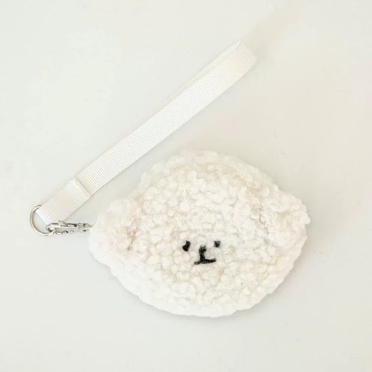 Bite Me Bichon Poop Bag Pouch - kikiandpuppies