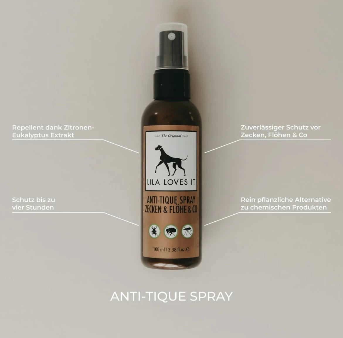 LILA Anti-Tique Spray - kikiandpuppies