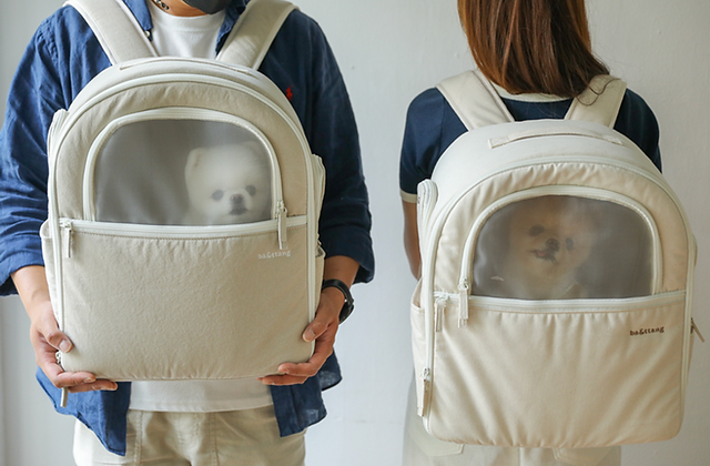 Ba&ttang Pet Carrier Bag Backpack