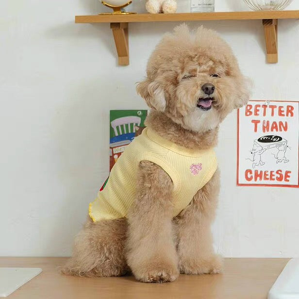 Belele Pet Cute Strawberry Bunny Sleeveless T-Shirt