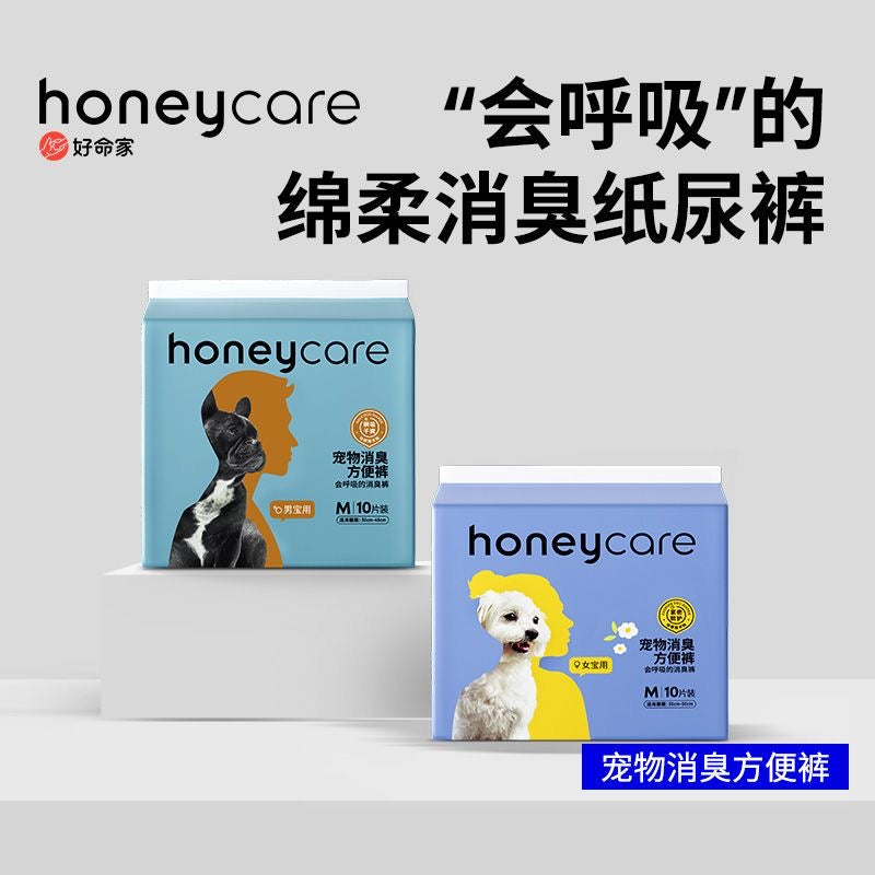 Honeycare Male Dog Diaper 10pcs - kikiandpuppies