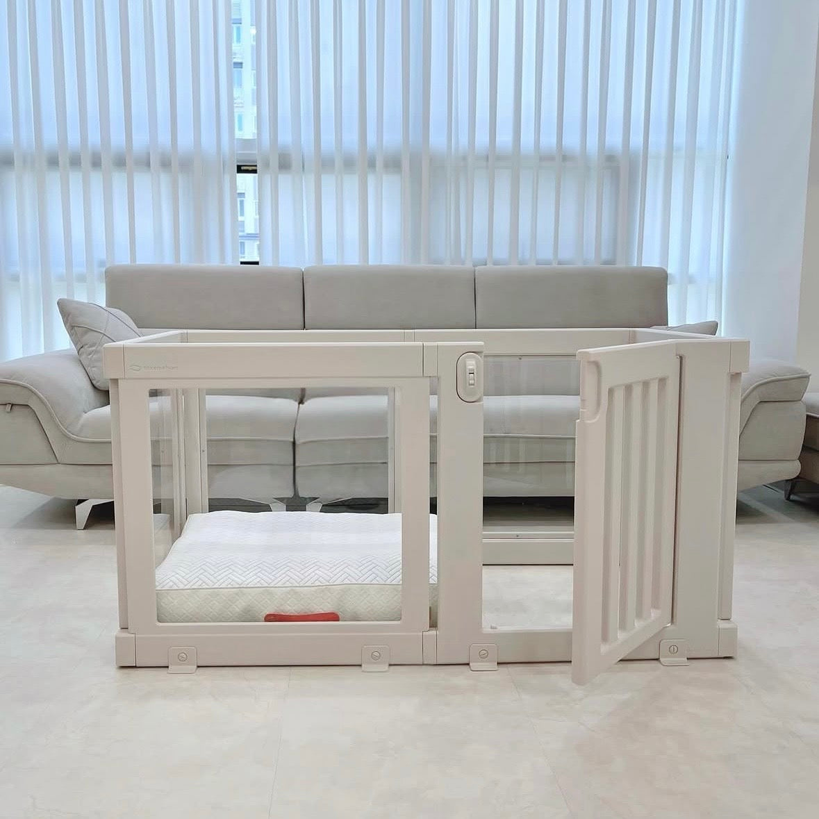 Transparent Pet Room Dog Fence