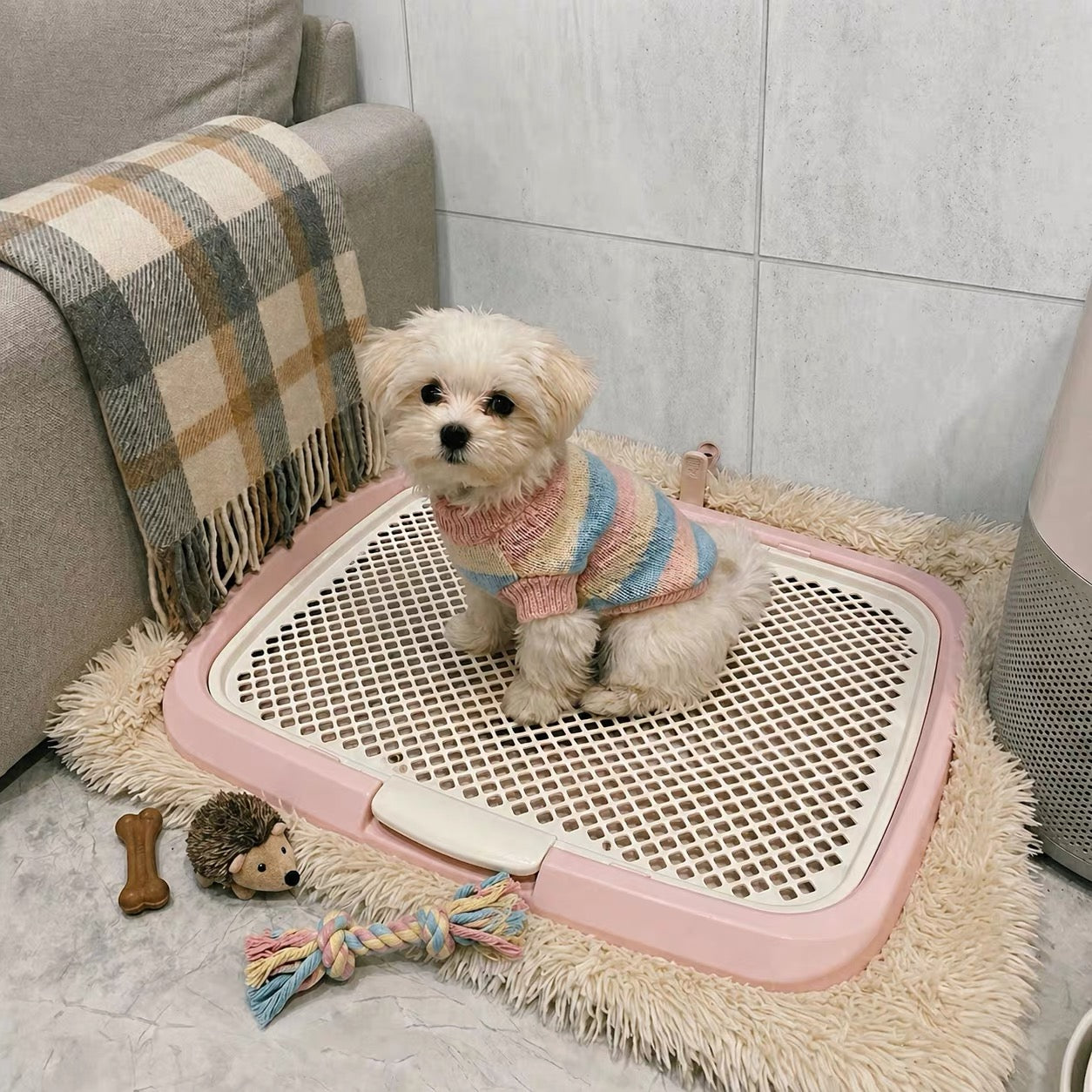 IRIS Scratch-Resistant Flat Dog Potty Tray