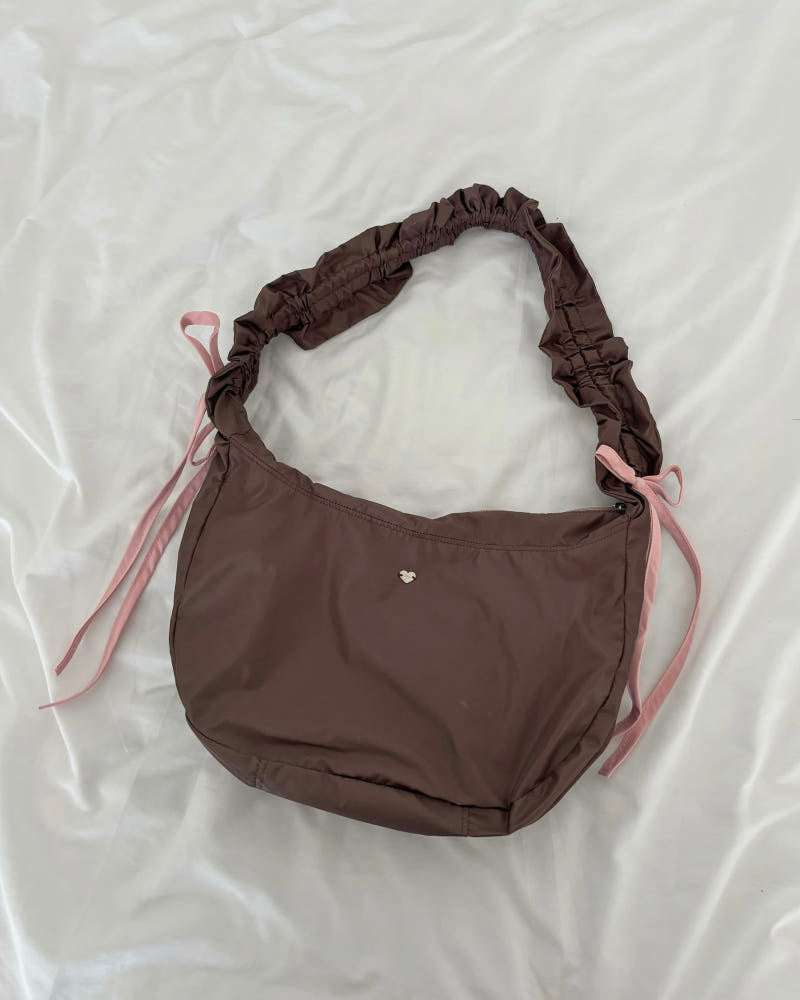 Mauve Cocoa Ruffle Bag