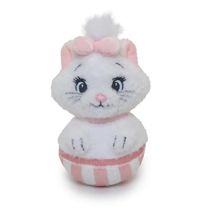 Authentic Disney's Aristocats Cat Toy Marie Hat Box Plush Toy with Bells Makes Sounds