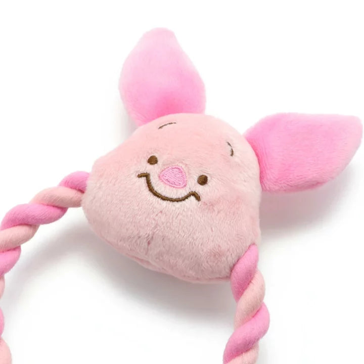Disney Winnie the Pooh Rope Toys Piglet - kikiandpuppies