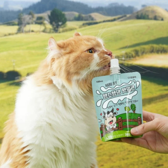 HARU JOY Happy Cow Premium Pet Milk 100ml - kikiandpuppies