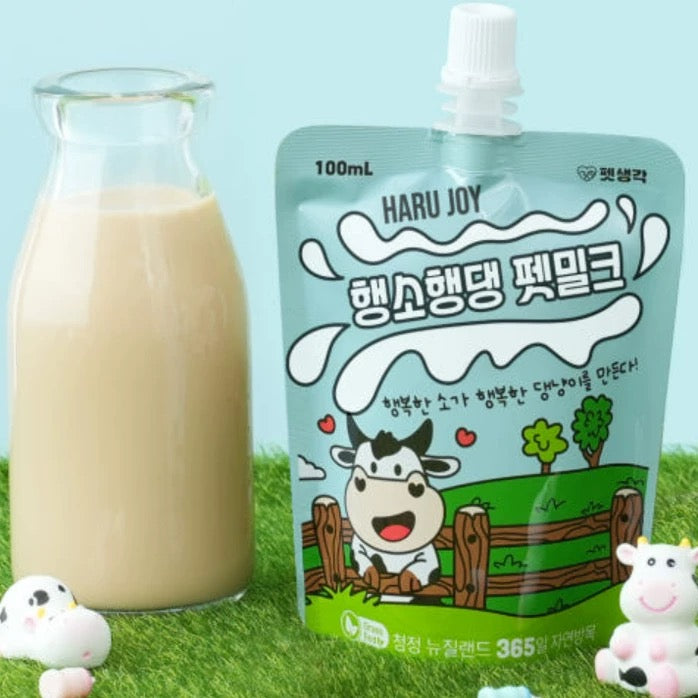 HARU JOY Happy Cow Premium Pet Milk 100ml - kikiandpuppies