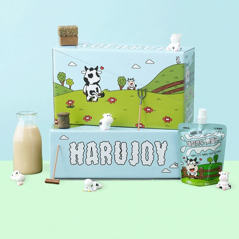 HARU JOY Happy Cow Premium Pet Milk 100ml - kikiandpuppies