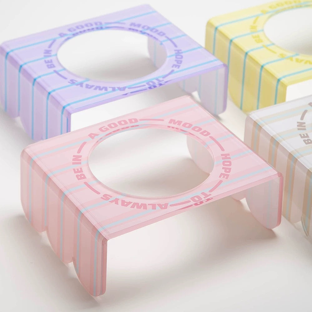 Ceramic Pet Slow Feeder Bowl With Acrylic Holder - kikiandpuppies