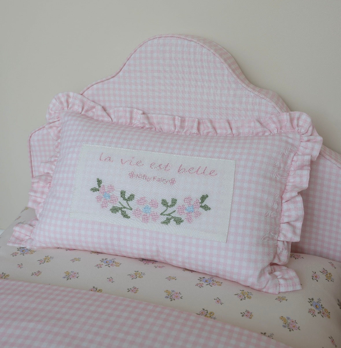 Nifty Fairy Floral Bed Set With Pillow - kikiandpuppies