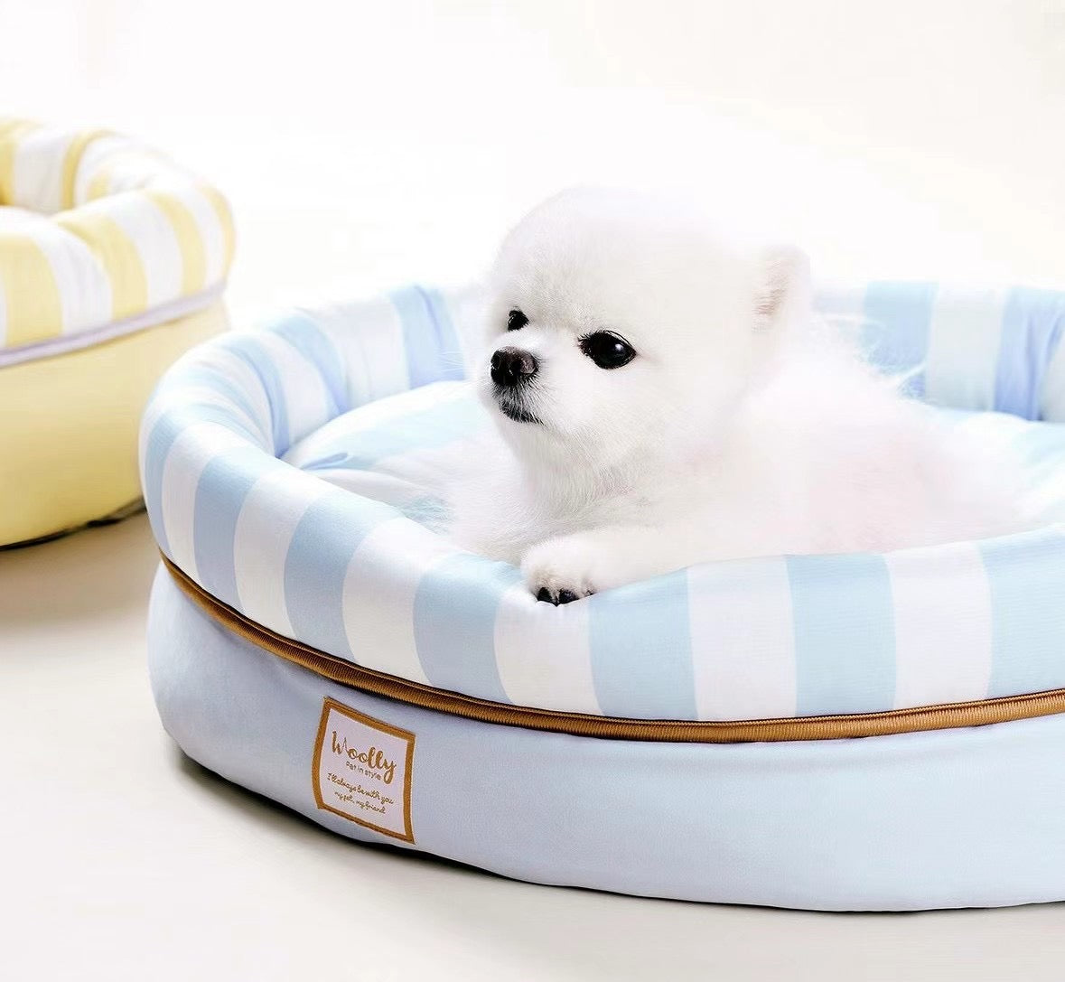 Woolly PET BED - BLUE - kikiandpuppies