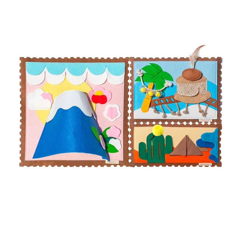 POOZPET Cat Training Relaxing Toy - World Map - kikiandpuppies