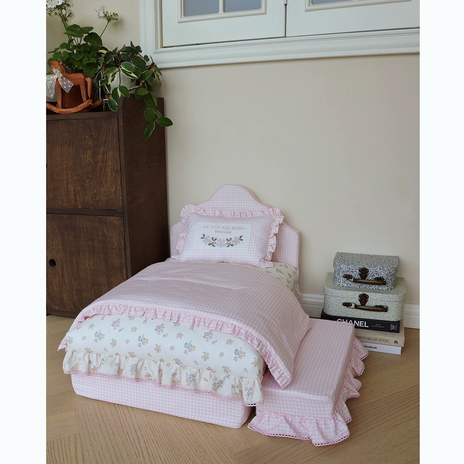 Nifty Fairy Floral Bed Set With Pillow - kikiandpuppies