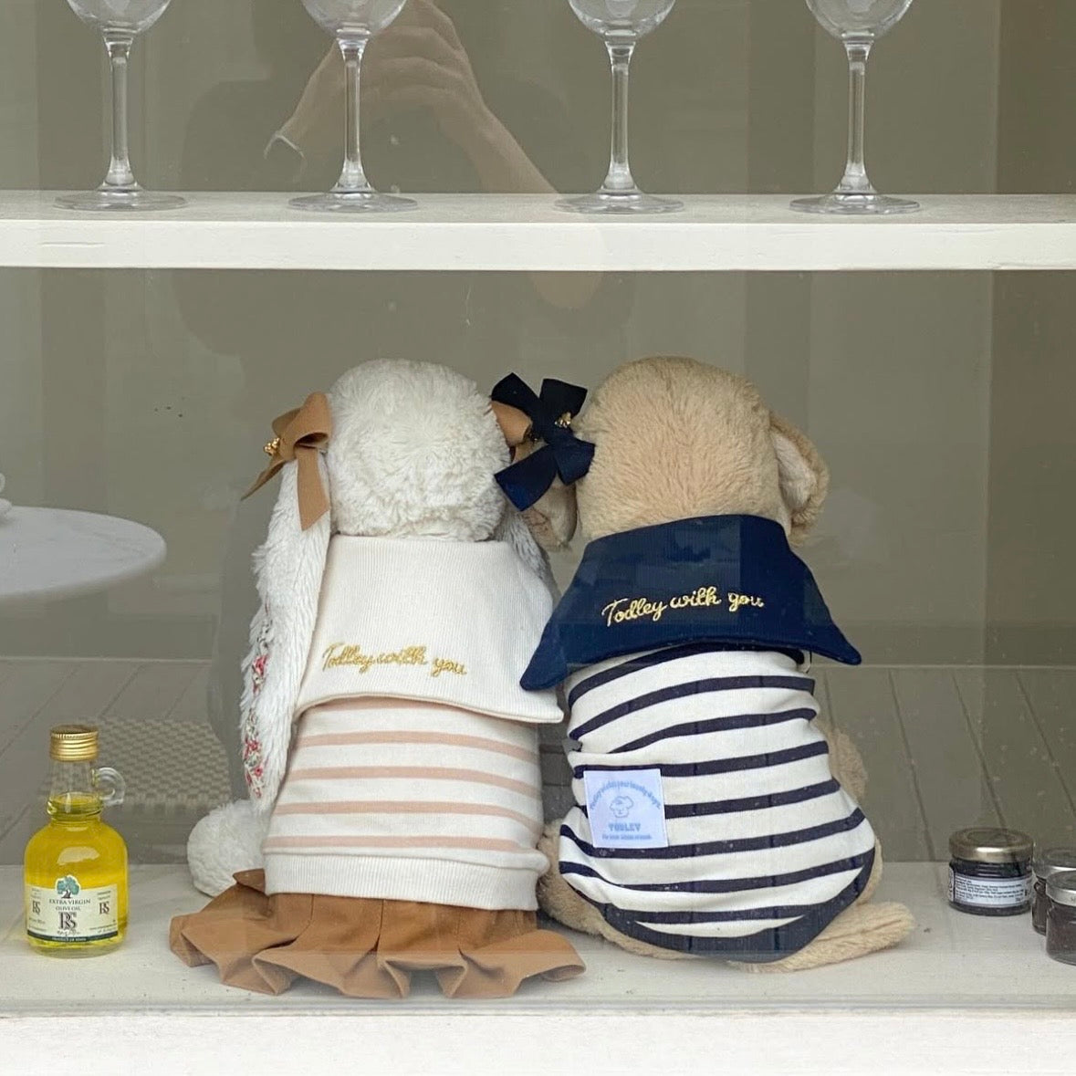 Pet Navy Striped Top