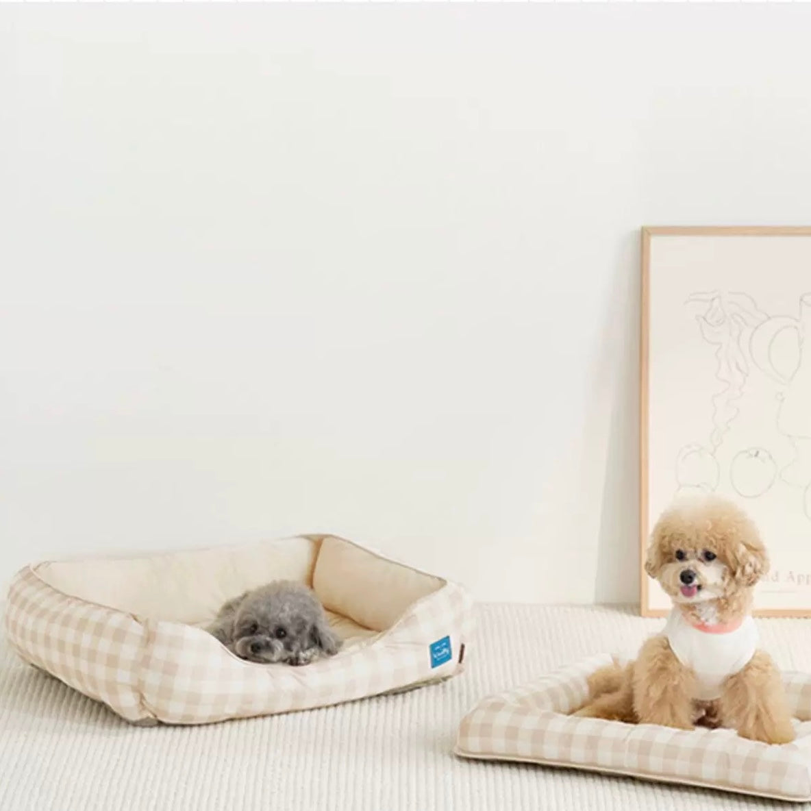 Woolly Pet Ice Cooling Mat - Beige