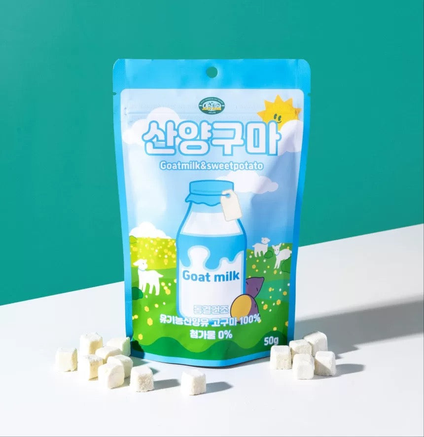 JeJu Kang | Organic Goat Milk & Sweet Potato Freeze-Dried Treats