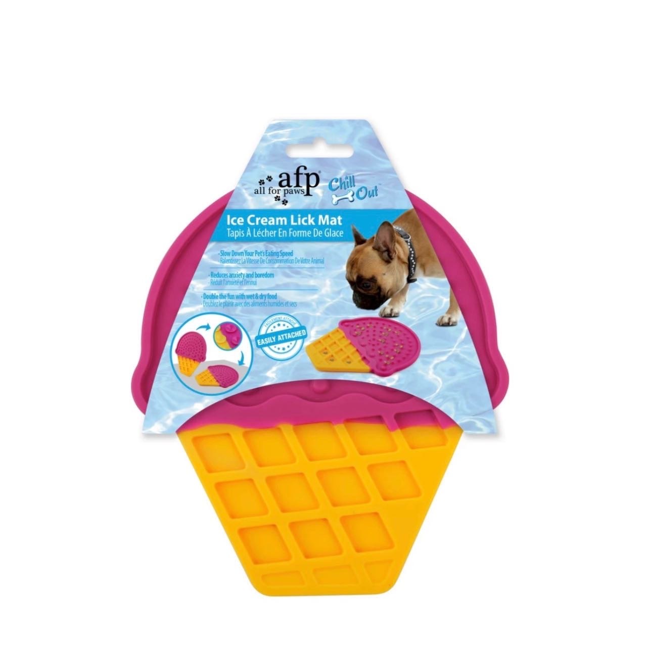 AFP Pet Lick Mat Calming Pals Ice Cream