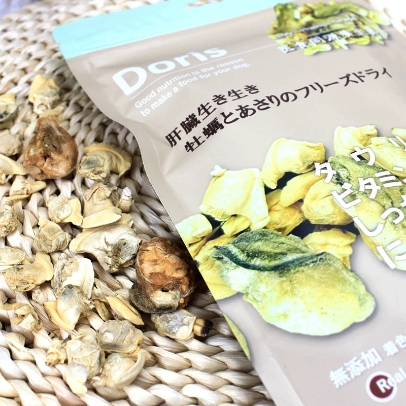 Doris Health Snack Series Oyster and Clam Mixed Freeze-Dried Food 20g