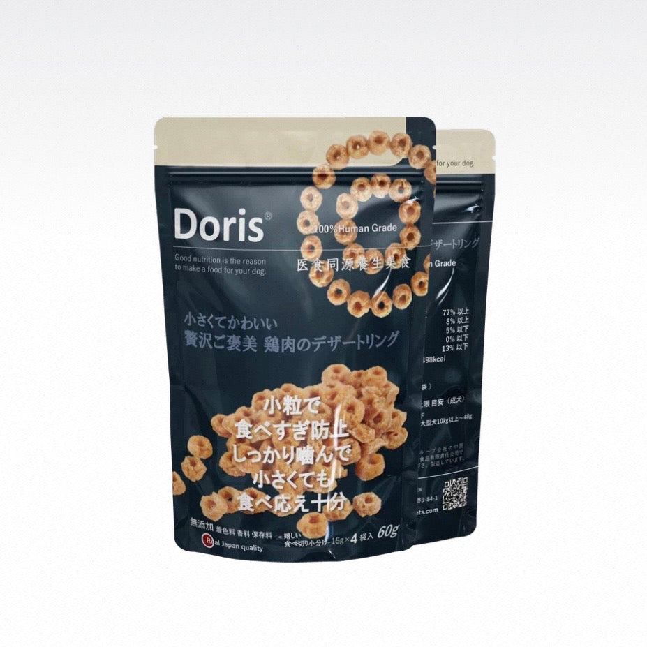 Doris Dog Snacks Grinding Stick Chicken Crispy Ring 60g