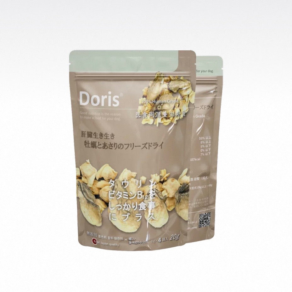 Doris Health Snack Series Oyster and Clam Mixed Freeze-Dried Food 20g