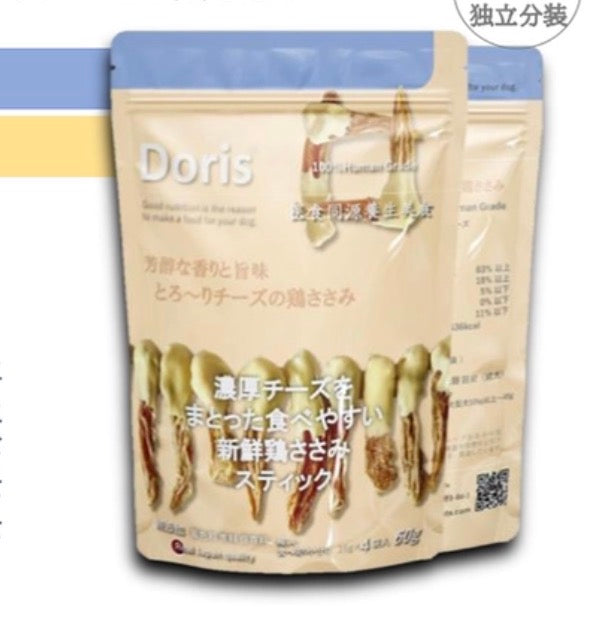 Doris Dog Snacks Cheesy Chicken Stick