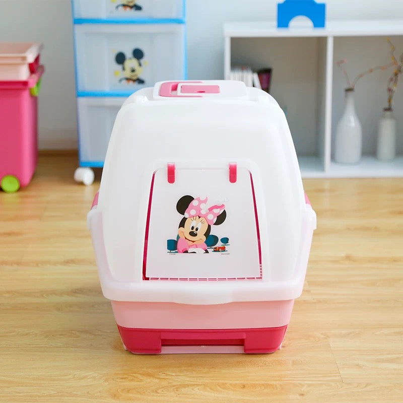 IRIS Large Cat Litter Box with Scatter Shield