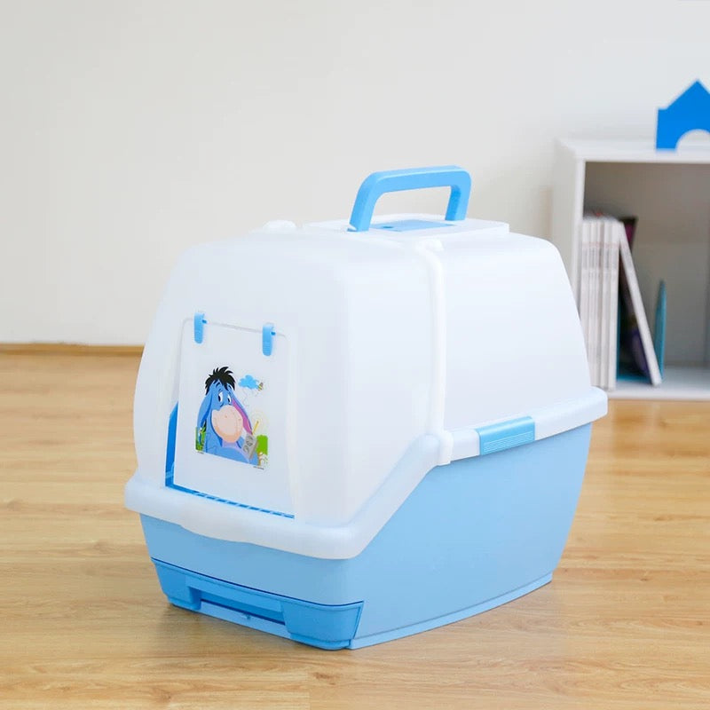 IRIS Large Cat Litter Box with Scatter Shield