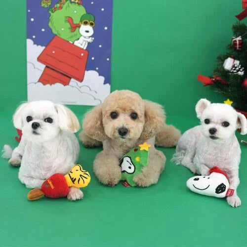 Ensemble de peluches de Noël Peanuts 